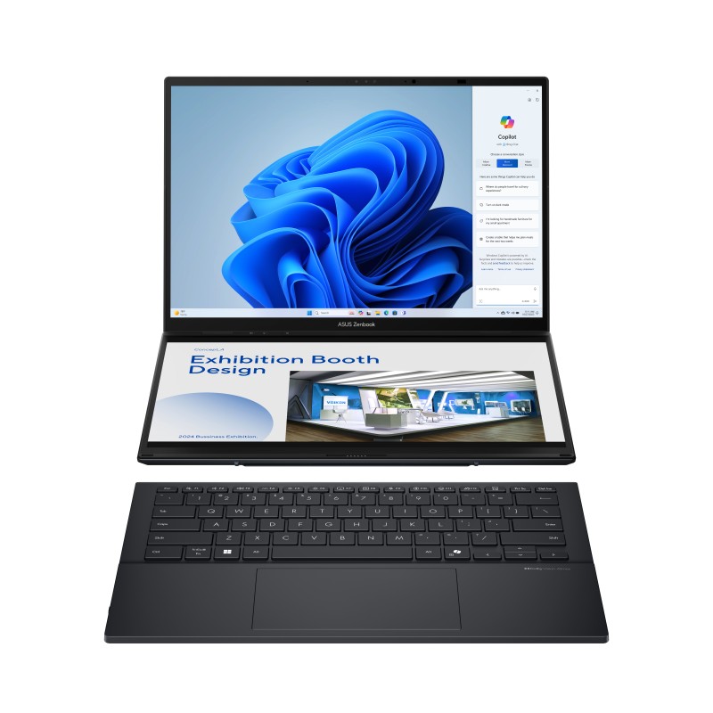 ASUS ZenBook Duo UX8406CA-PZ152W Intel Core Ultra 9 285H 32GB 1TB SSD 14 OLED Windows 11 Gris Inkwell