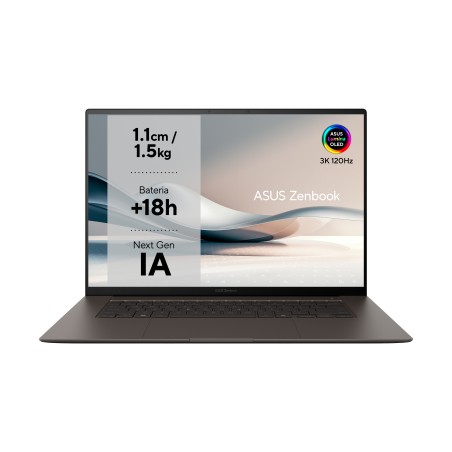 Asus ZenBook S 16 OLED UM5606WA-RK320W Ryzen AI 9 HX 370/32GB/1TB SSD 16" OLED Win11 Gris