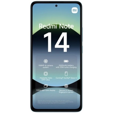 Xiaomi Redmi Note 14 4G 8GB/256GB Azul Océano Dual SIM