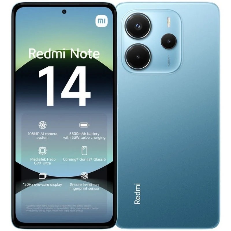 Xiaomi Redmi Note 14 4G 8GB/256GB Azul Océano Dual SIM