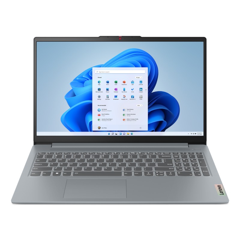 Lenovo IdeaPad Slim 3 15AMN8 AMD Ryzen™ 5 7520U Portátil 39,6 cm (15.6") Full HD 8 GB LPDDR5-SDRAM 512 GB SSD Wi-Fi 5