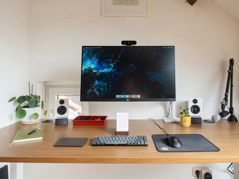 Un escritorio sin cables