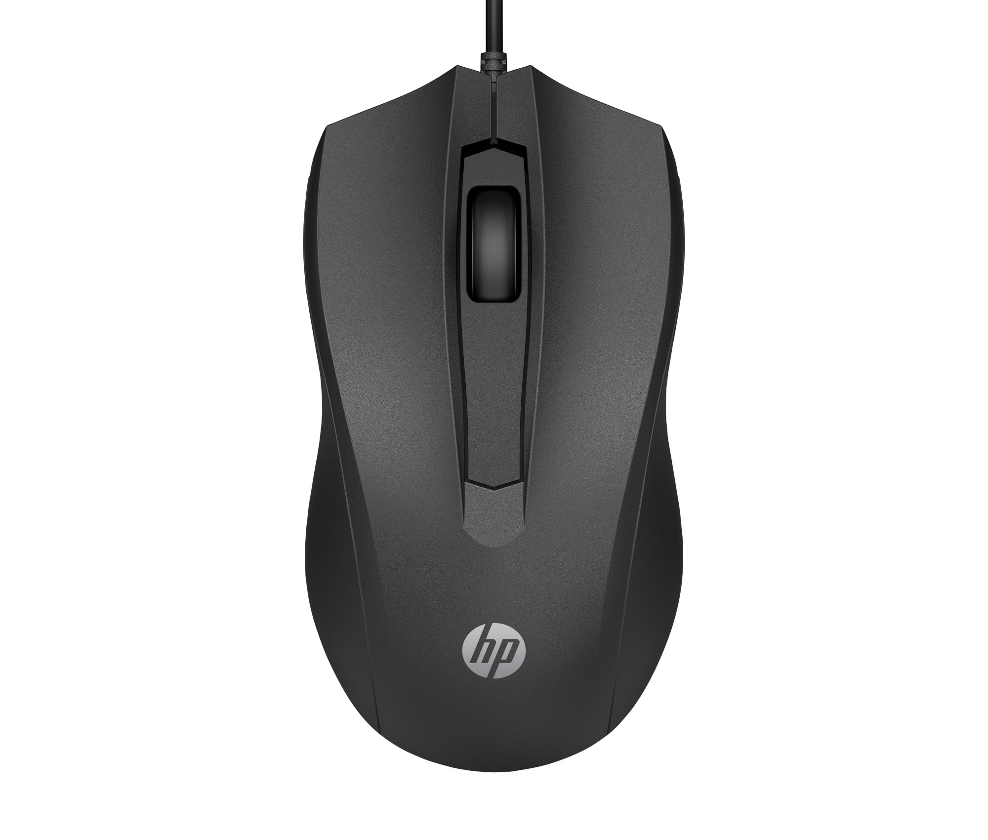 Ratón HP 100 Con cable Negro