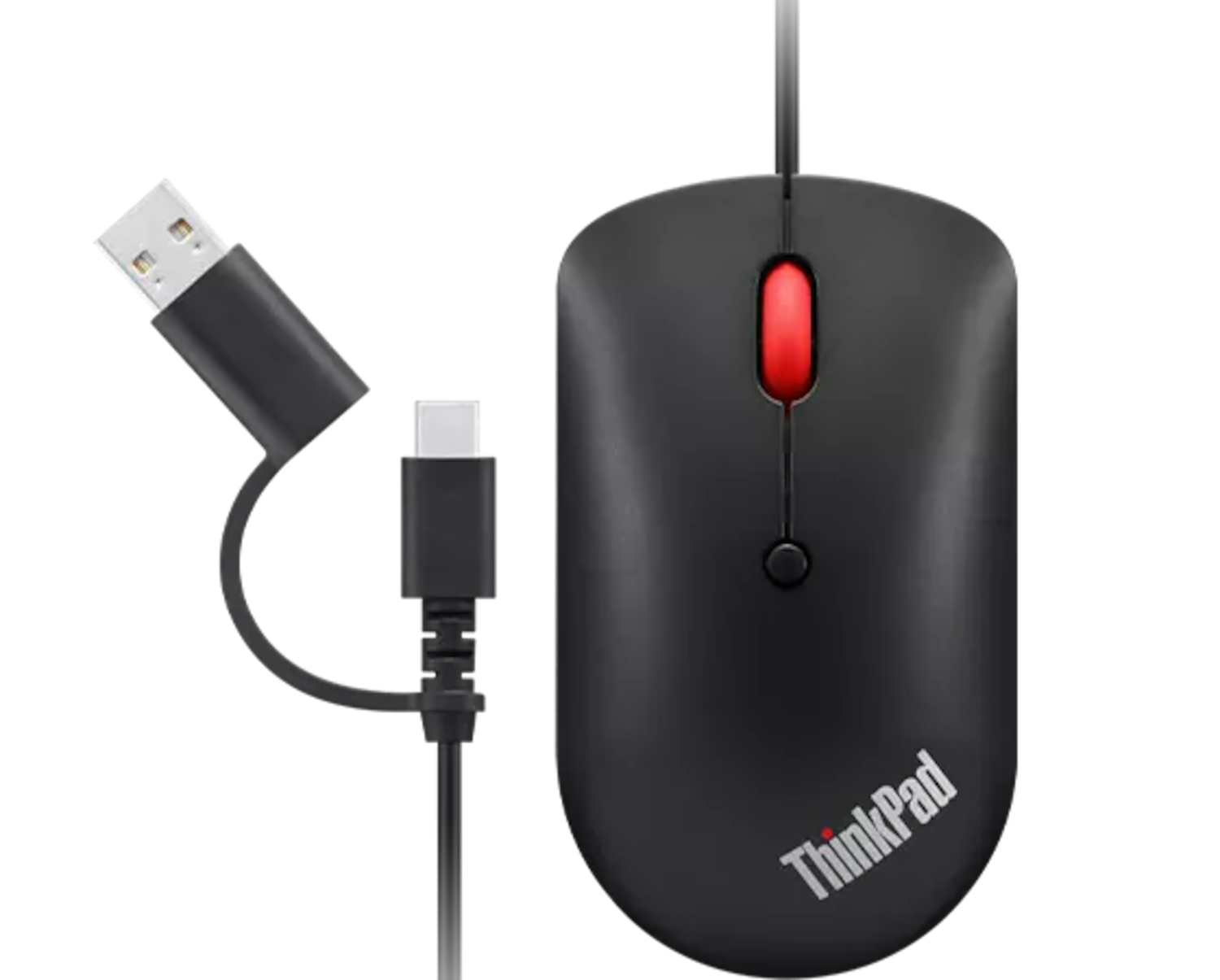 Ratón Lenovo ThinkPad Compact USB-C Con cable Negro