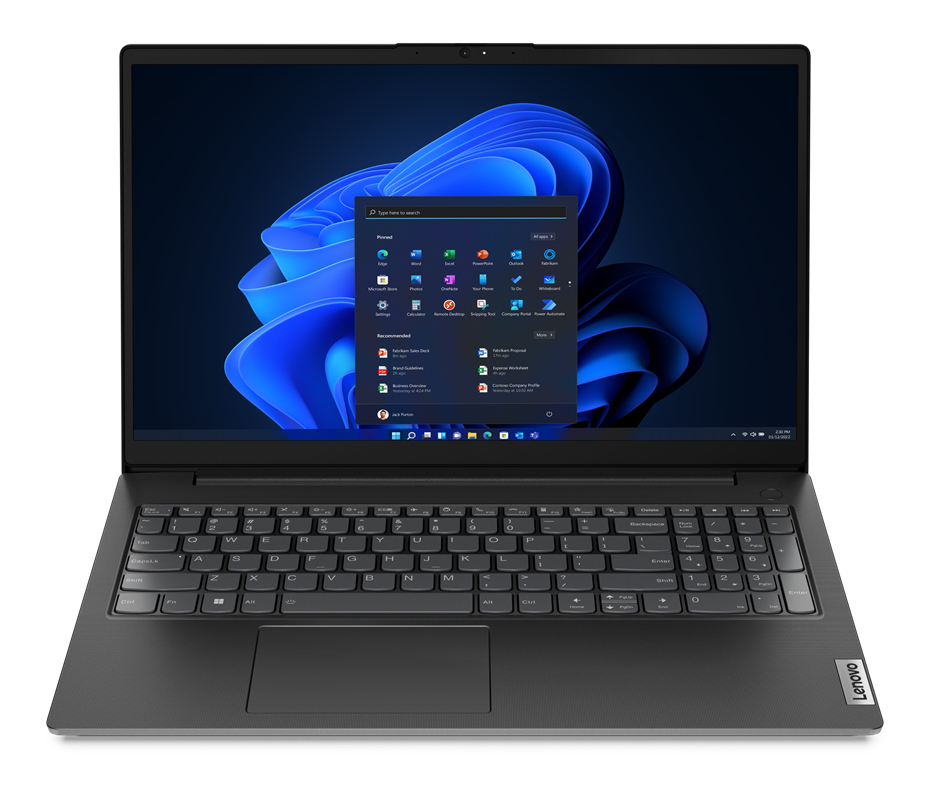 Portátil Lenovo V15 15.6" Intel Core i7-1255U 8GB 512GB SSD Intel Iris Xe Negro Reacondicionado Como Nuevo