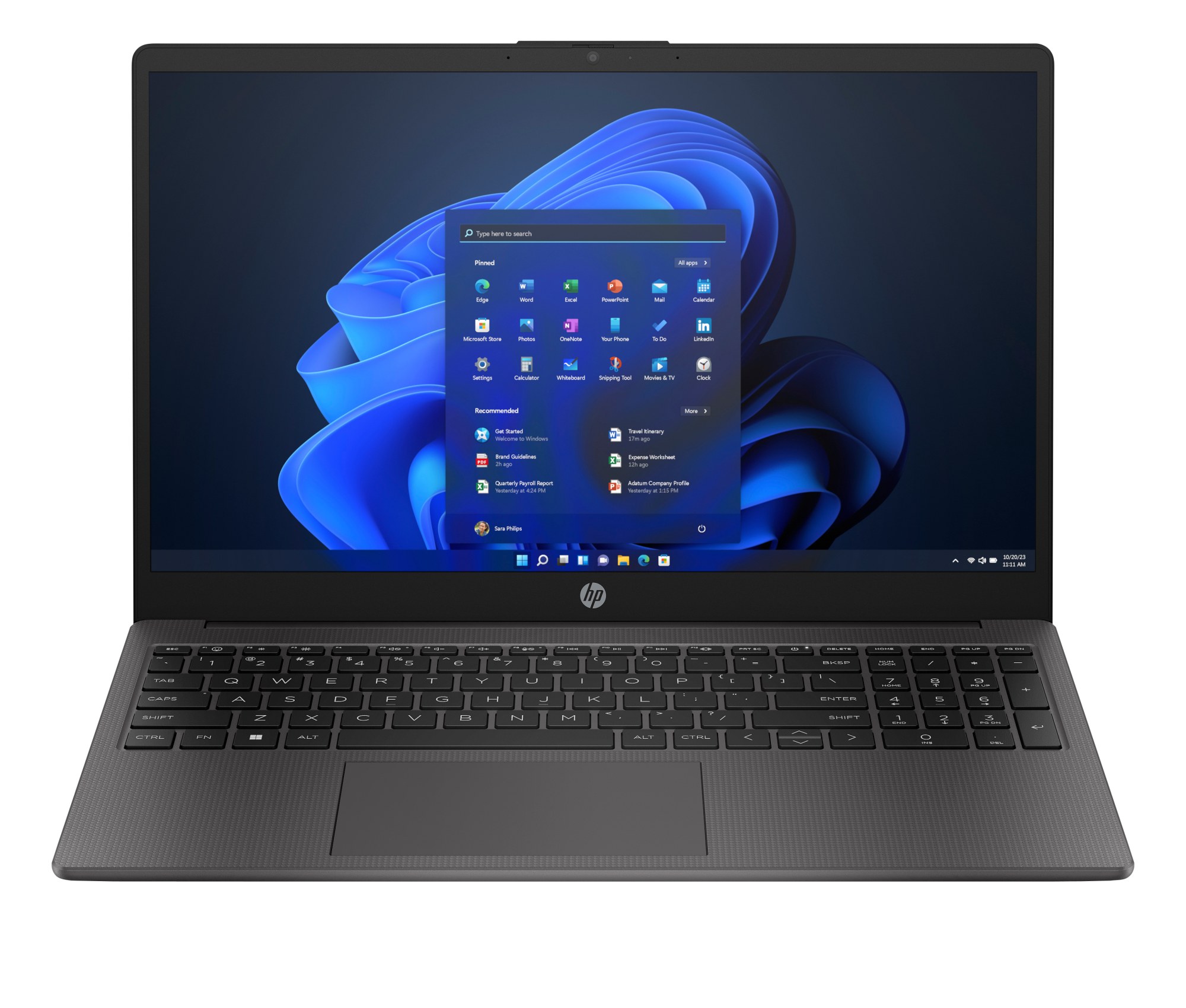 Portátil HP 255 G10 15.6" AMD Ryzen 5 7530U 16GB 512GB SSD Negro