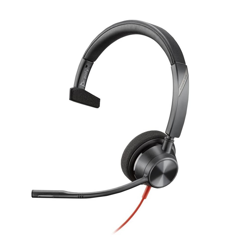 Auriculares Poly Blackwire 3310 Diadema USB-C USB-A Negro