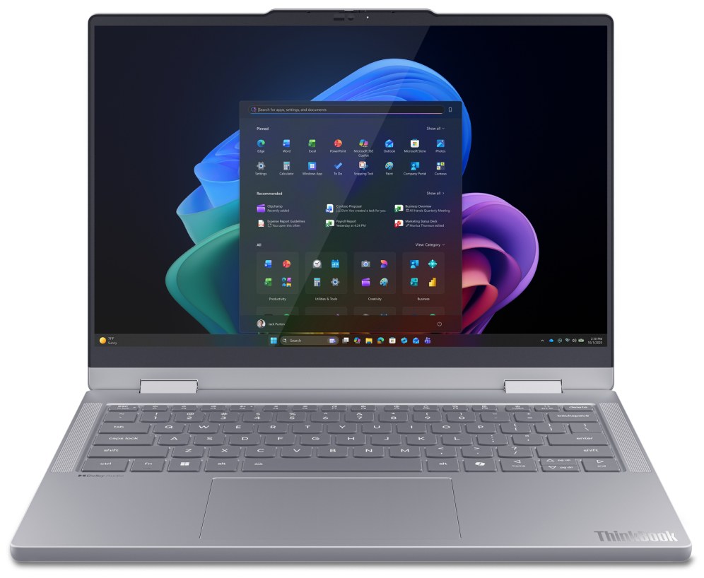 Portátil Lenovo ThinkBook 14 2-in-1 G6 IPL Copilot+ PC Intel Core Ultra 5 325 16GB 512GB SSD Windows 11 Pro Gris