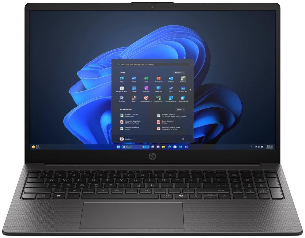 Portátil HP 255R G10 15.6" AMD Ryzen 7 7735U 8GB 512GB SSD Negro