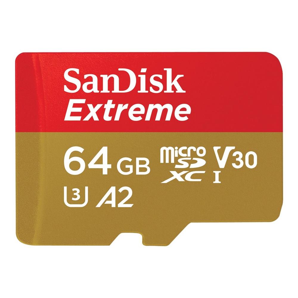Tarjeta de memoria SanDisk microSDXC Extreme 64GB microSD