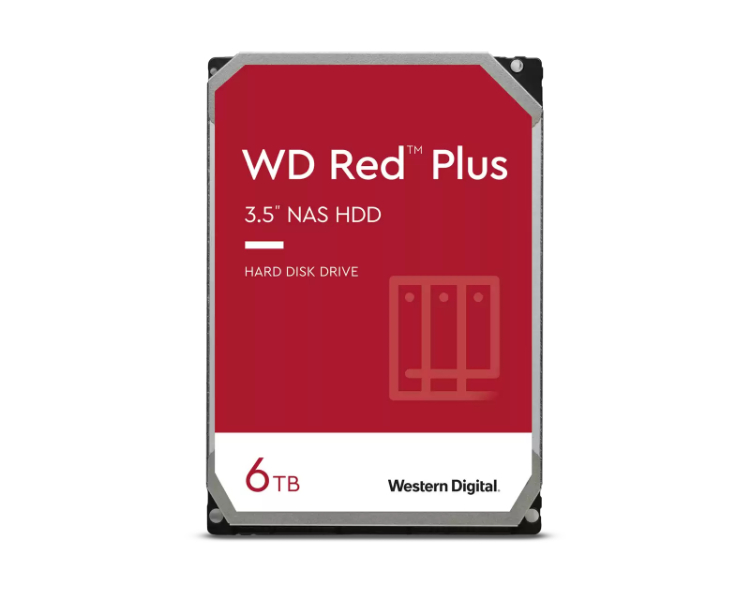 Disco duro interno Western Digital Red Plus WD60EFPX 6TB SATA 3,5"