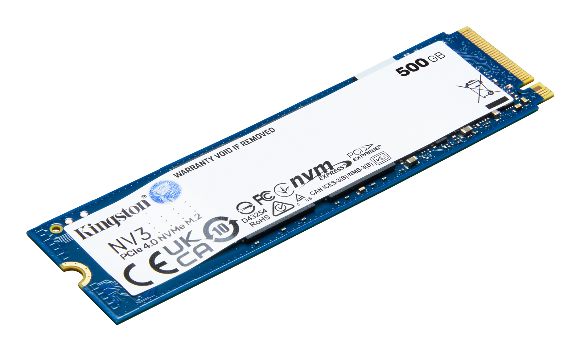 SSD interno Kingston NV3 500GB NVMe M.2