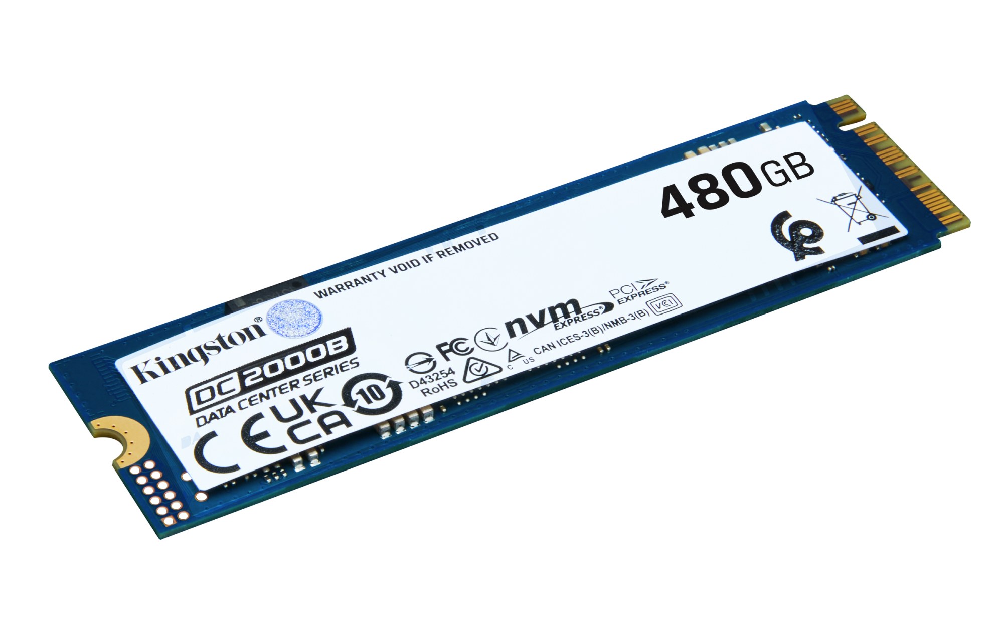 SSD interno Kingston DC2000B 480GB NVMe M.2