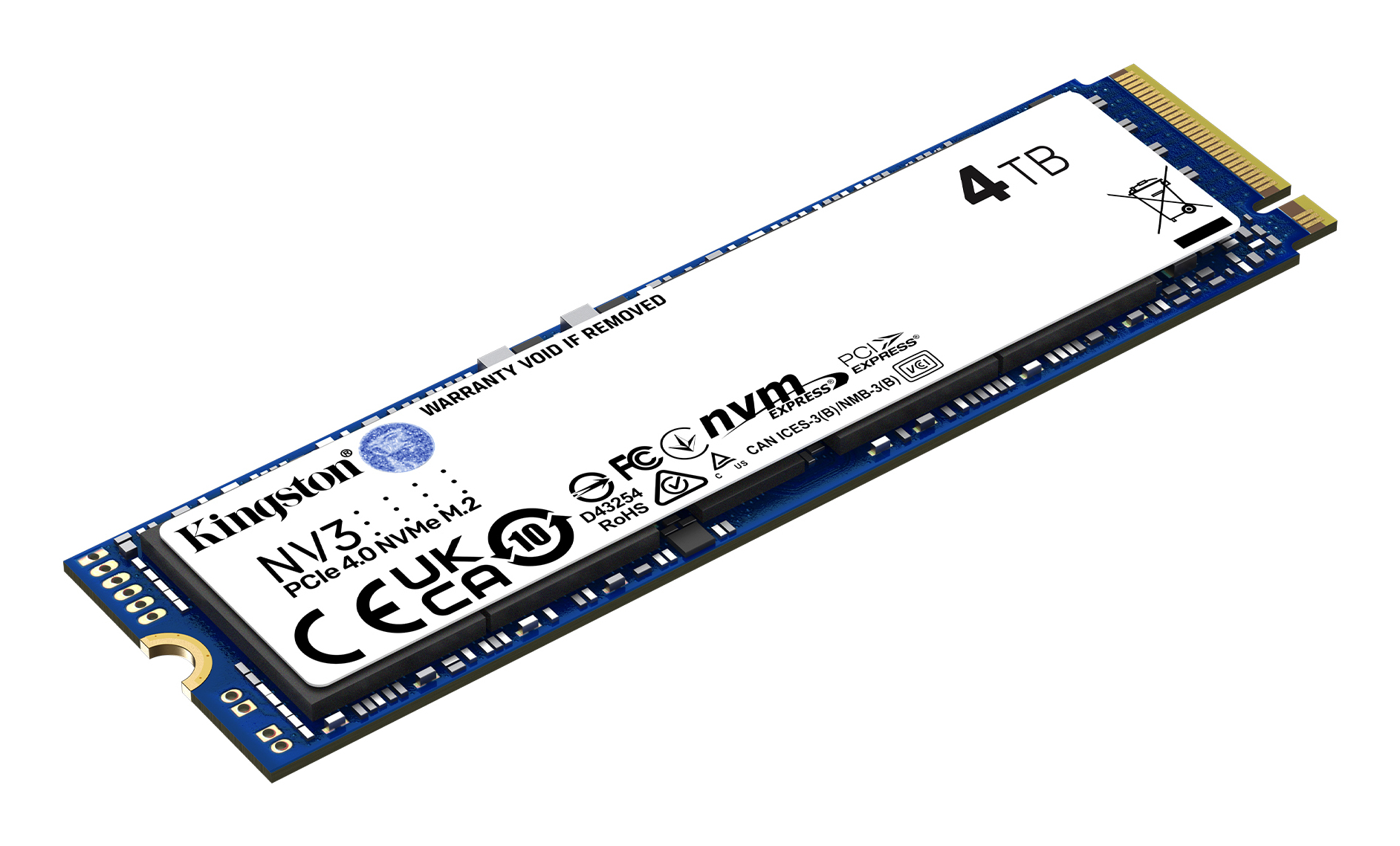 SSD interno Kingston Technology NV3 4TB NVMe M.2