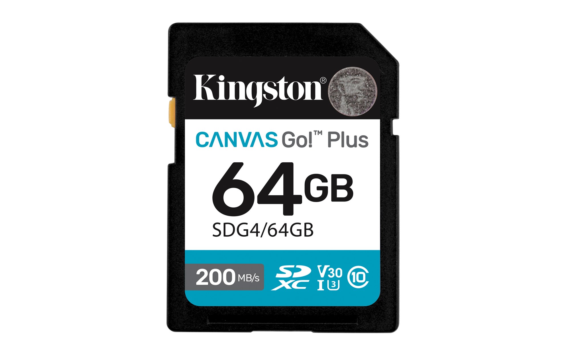 Tarjeta de memoria Kingston Canvas Go! Plus 64GB SD
