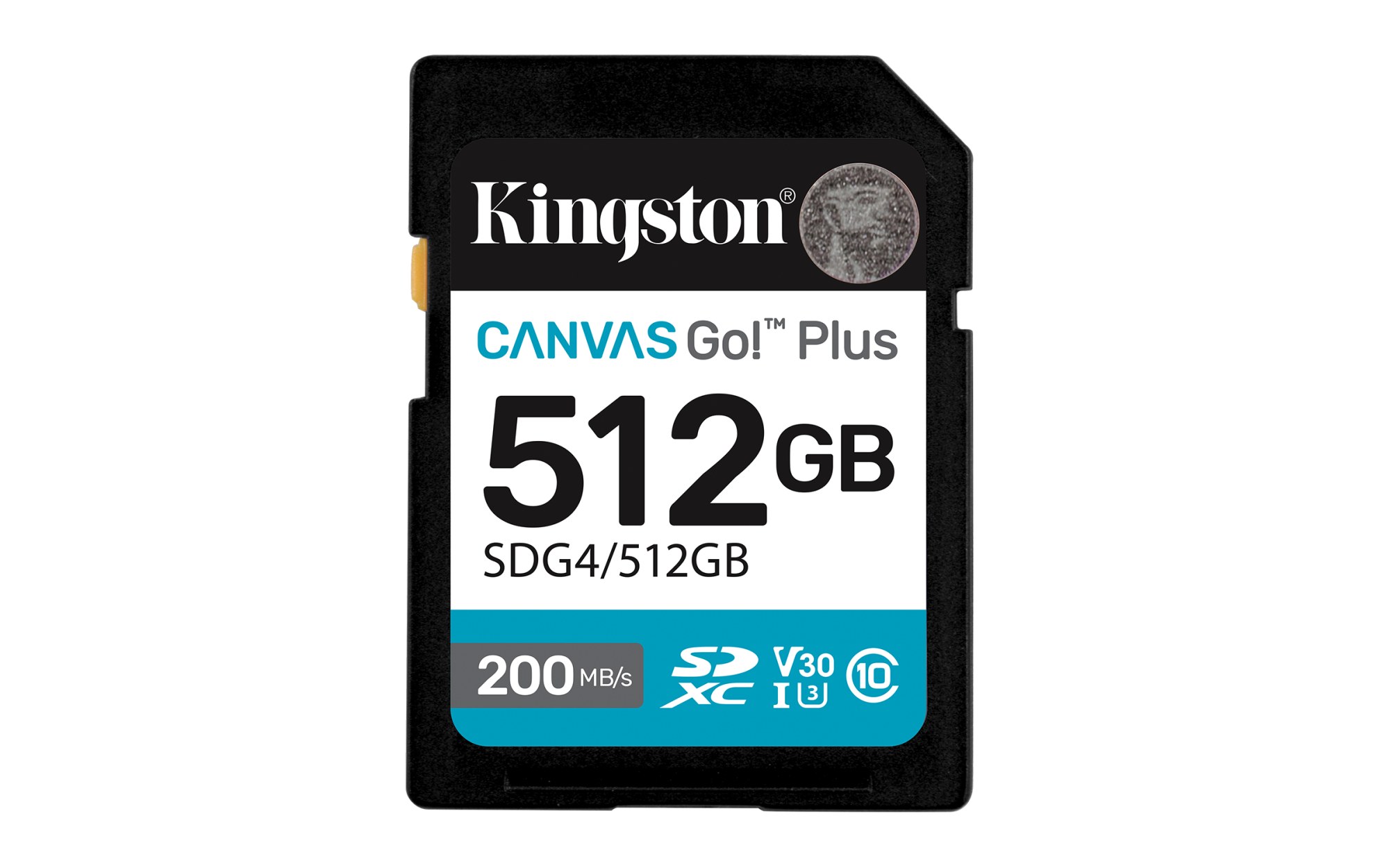 Tarjeta de memoria Kingston Canvas Go! Plus 512GB SD