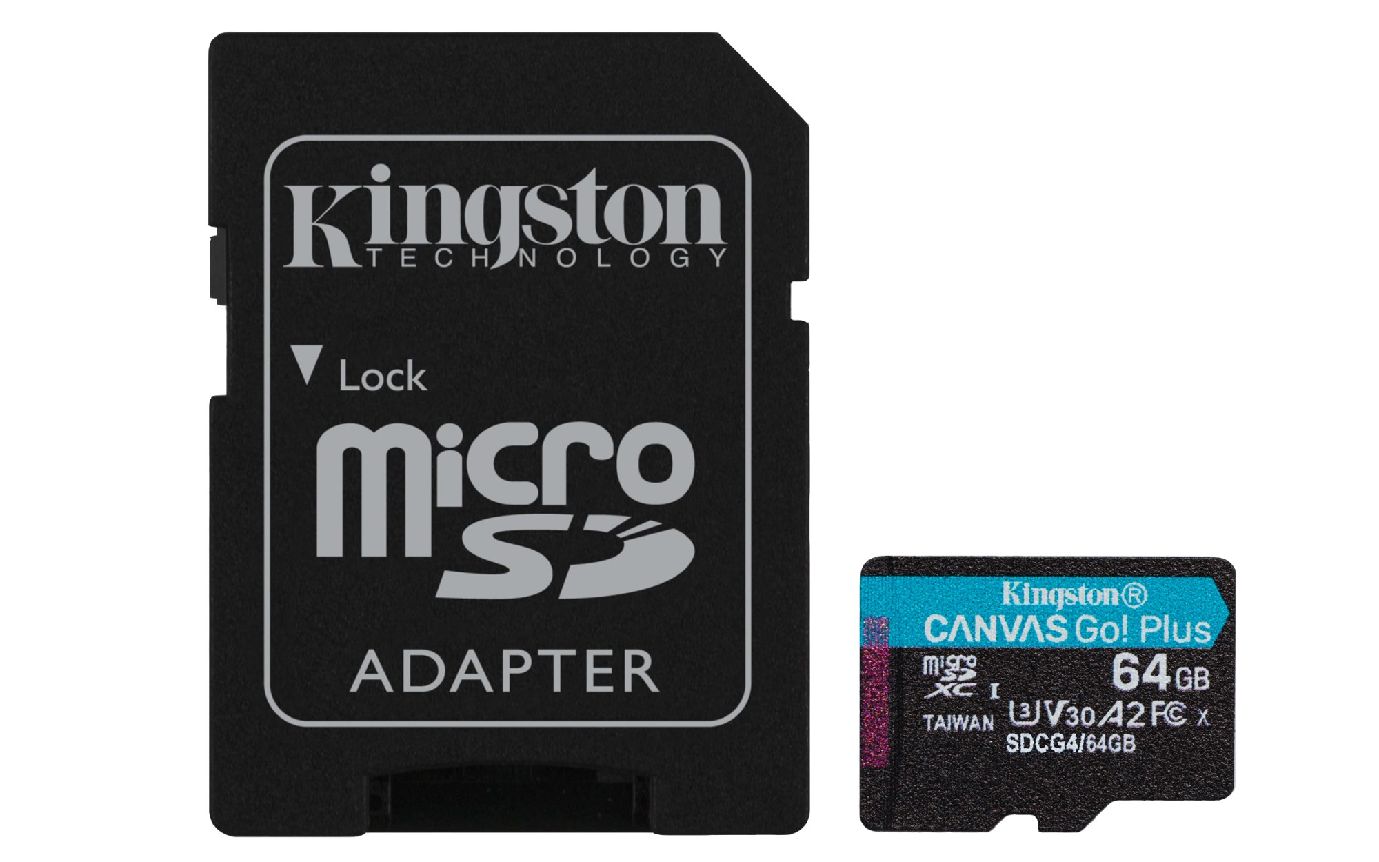 Tarjeta de memoria Kingston Canvas Go! Plus 64GB microSD