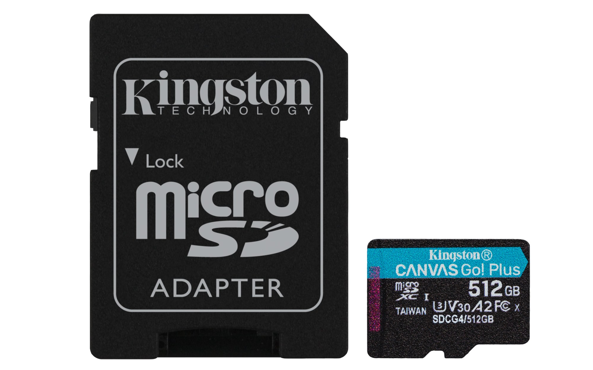 Tarjeta de memoria Kingston Canvas Go! Plus 512GB microSD