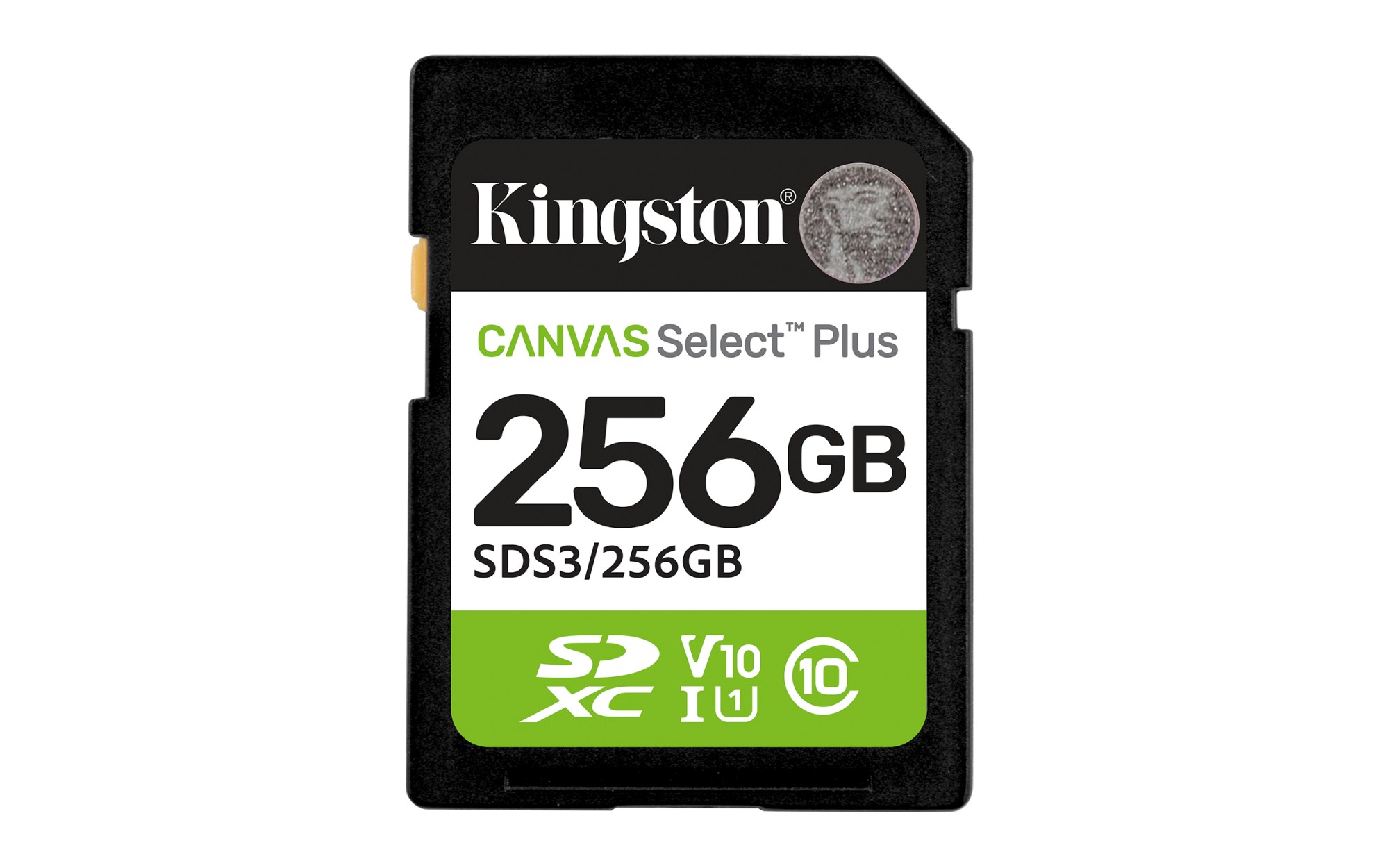 Tarjeta de memoria Kingston Canvas Select Plus 256GB SD