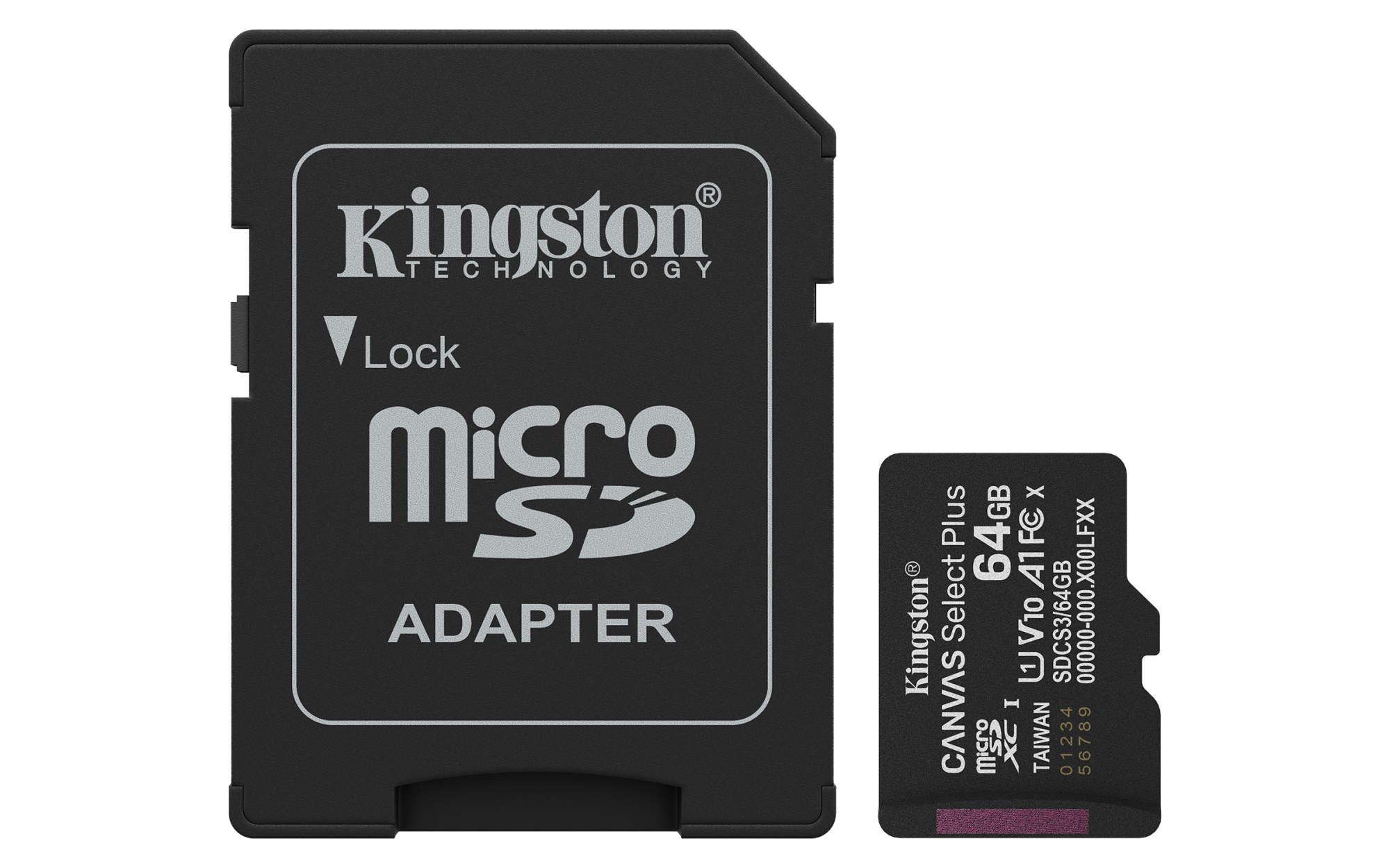Tarjeta de memoria Kingston Technology Canvas Select Plus Gen3 64GB microSD