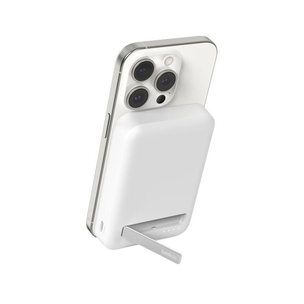 Batería externa Belkin BPD007BTWH USB-C Inalámbrico Blanco 15W