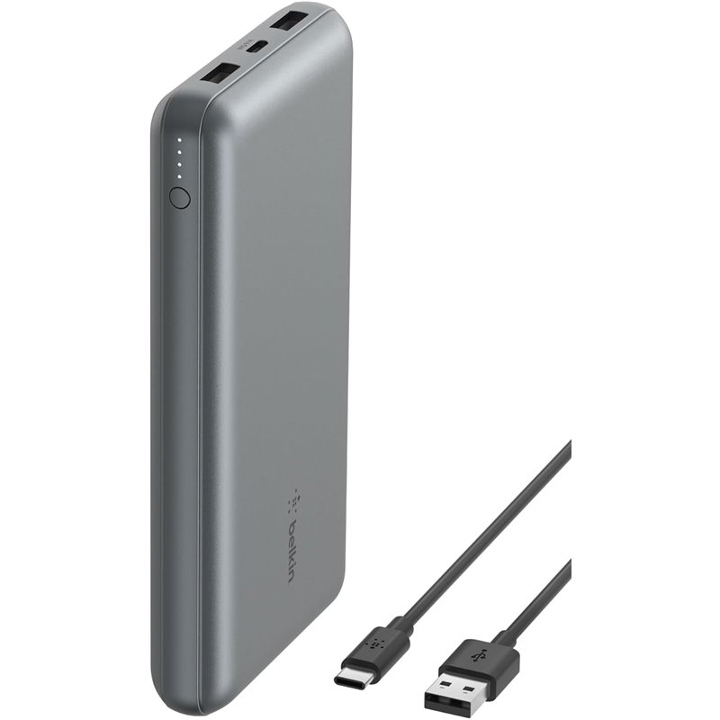 Batería externa Belkin 20K POWER BANK USB-C USB-A Gris