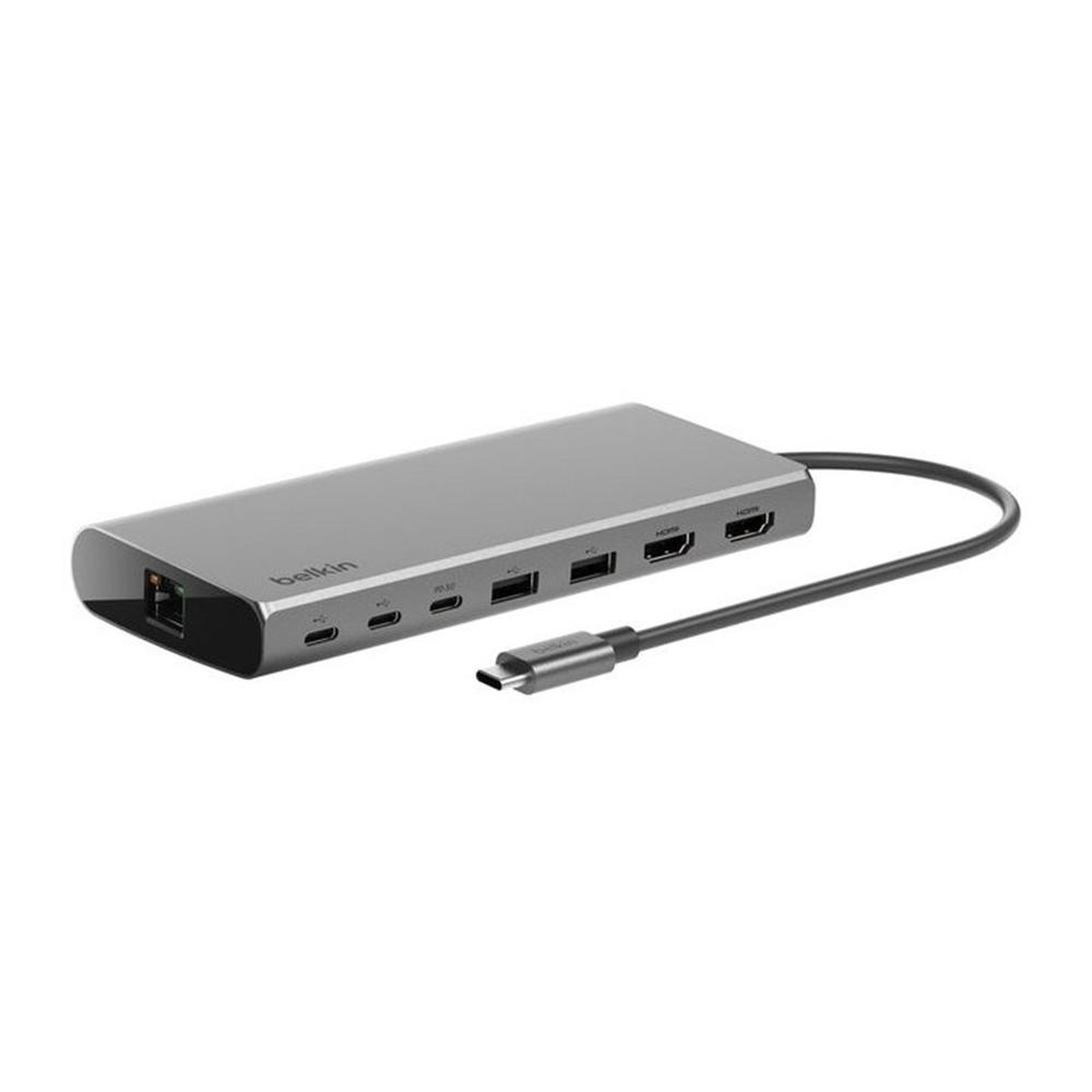 Hub USB-C Belkin INC015BTSGY-CZ 2 HDMI 4K 100W Gris