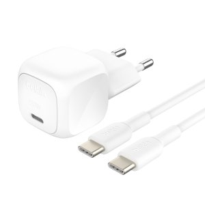 Cargador de pared Belkin WCA009KQ1MWH-B6 USB-C Blanco 20W