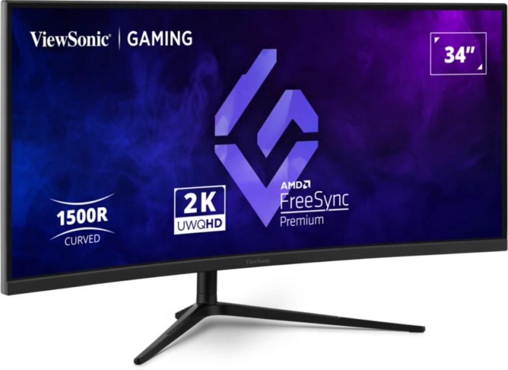 Monitor Viewsonic VX3418C-2K 34" 3440x1440 180Hz VA Curvo Negro