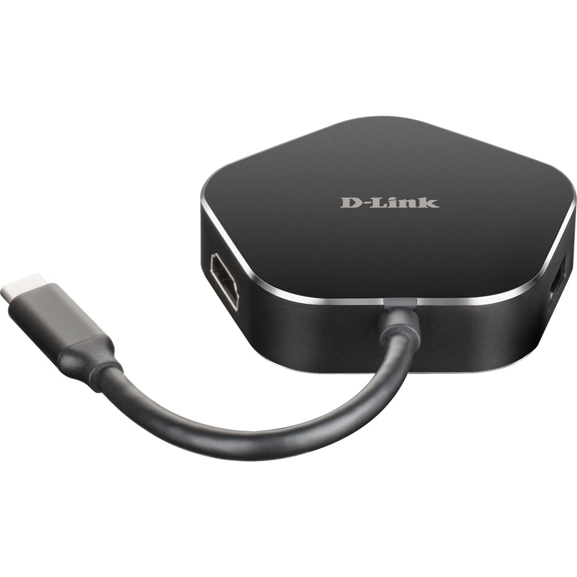 Hub USB D-Link DUB-M420 Thunderbolt 3 4 en 1 HDMI 2USB 3.0 Negro