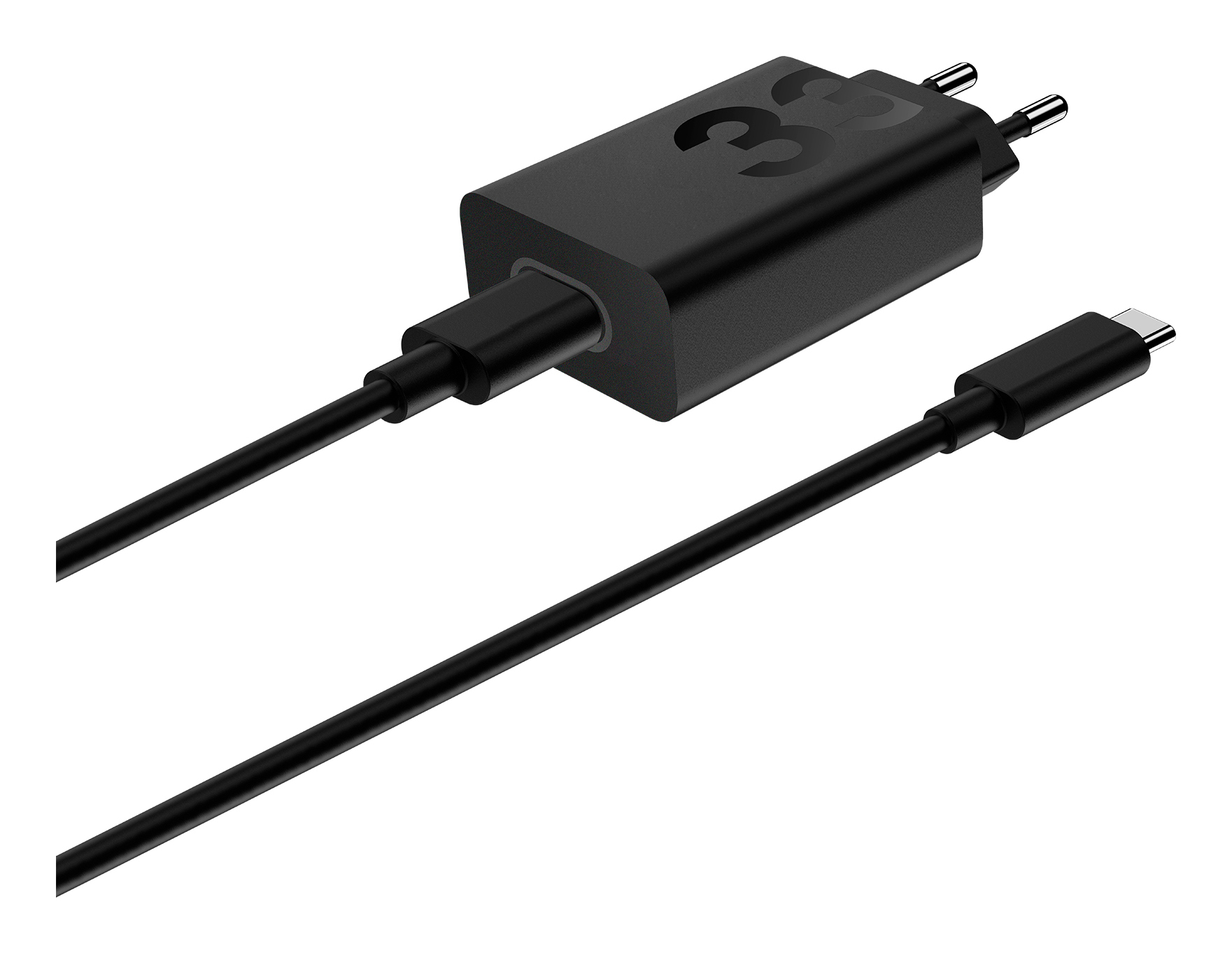 Cargador de pared Motorola TurboPower 33W EU USB-C Negro