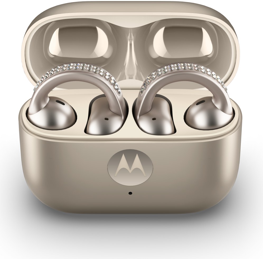 Auriculares Motorola Moto Buds Loop Open-ear / conducción ósea Bluetooth Beige
