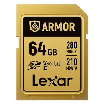 Tarjeta de memoria Lexar Professional Armor 64GB