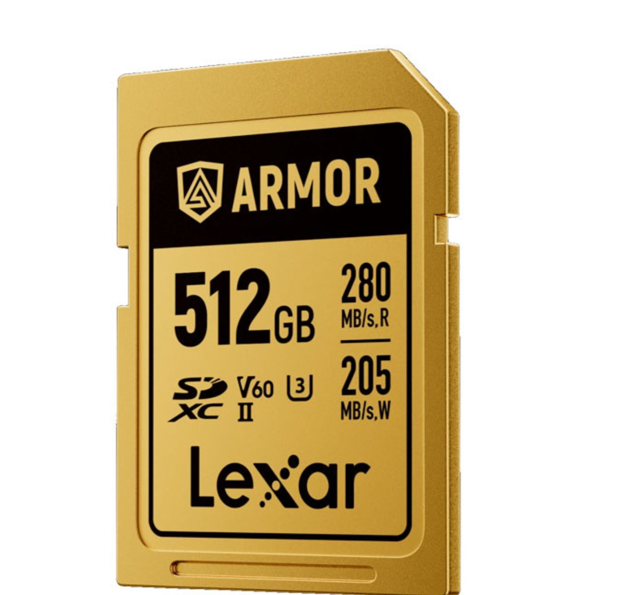 Tarjeta de memoria Lexar Professional Armor Gold 512GB