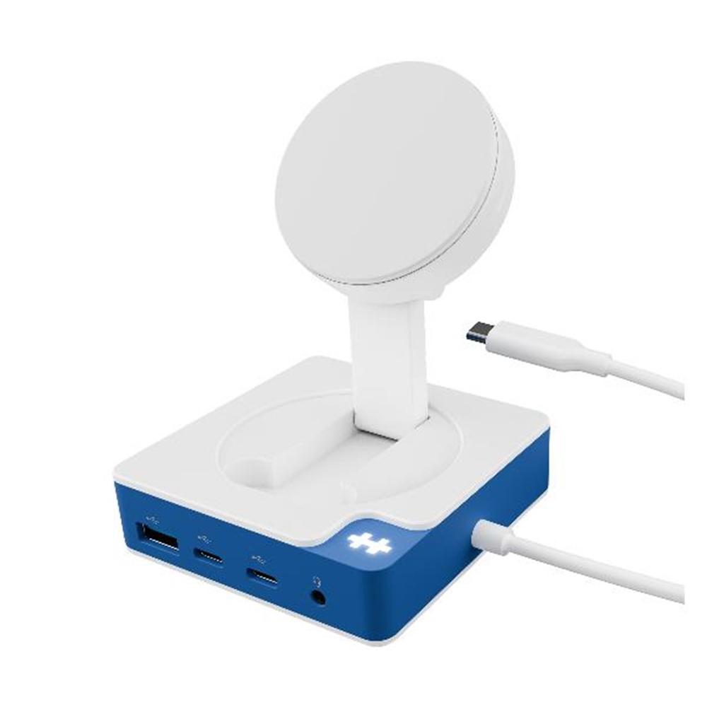 Hub USB Targus HD8100BUGL USB-C 7 puertos HDMI 4K Power Delivery 100W Blanco