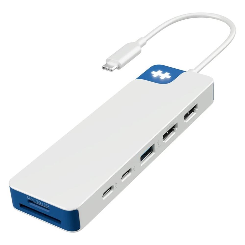 Hub USB Targus Flex 9 Port Dual 4K HDMI USB-C Azul