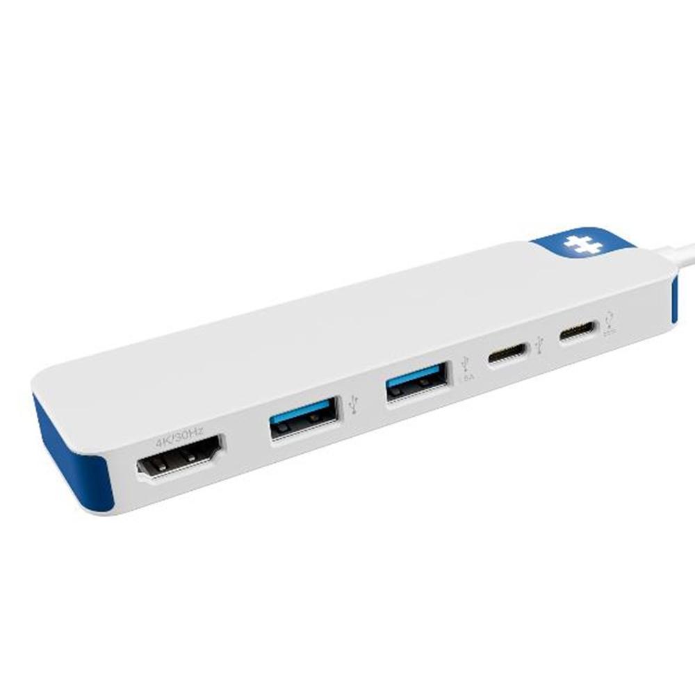 Hub USB Targus HD4101BUGL USB-C 2 puertos USB-A HDMI 100W Power Delivery Blanco