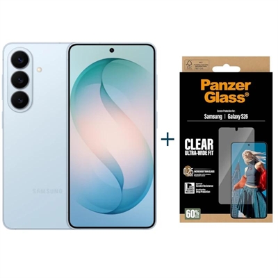 Móvil Samsung Galaxy S26 5G 256GB 12GB Azul + protector de pantalla