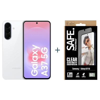 Móvil Samsung Galaxy A37 5G 256GB 8GB 6.7" Blanco + protector de pantalla