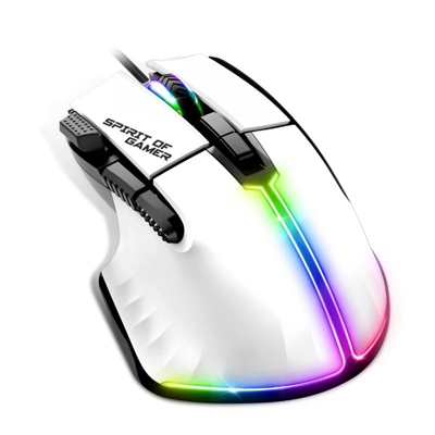 Ratón Spirit Of Gamer Souris Pro M5 Con cable Blanco