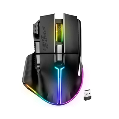 Ratón Spirit Of Gamer Pro M5 Inalámbrico Negro