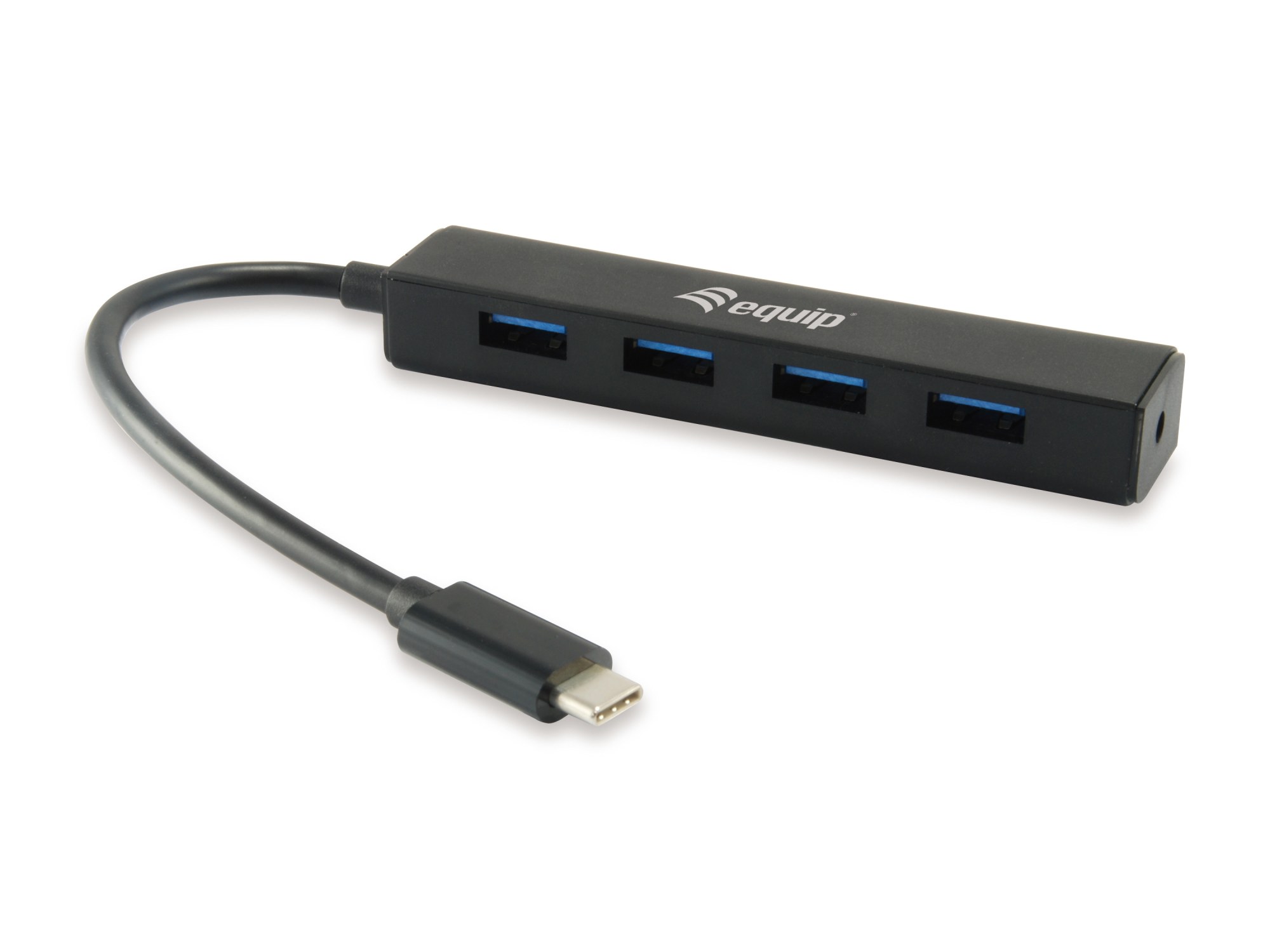 Hub USB Equip USB 3.2 Type-C 4 puertos Negro