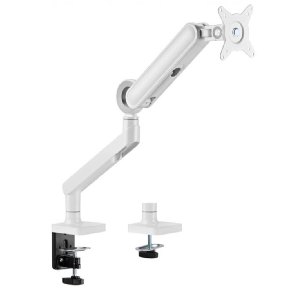 Soporte mesa equip vesa hasta 35" 100x100 max 10.5kg blanco Reacondicionado Como nuevo