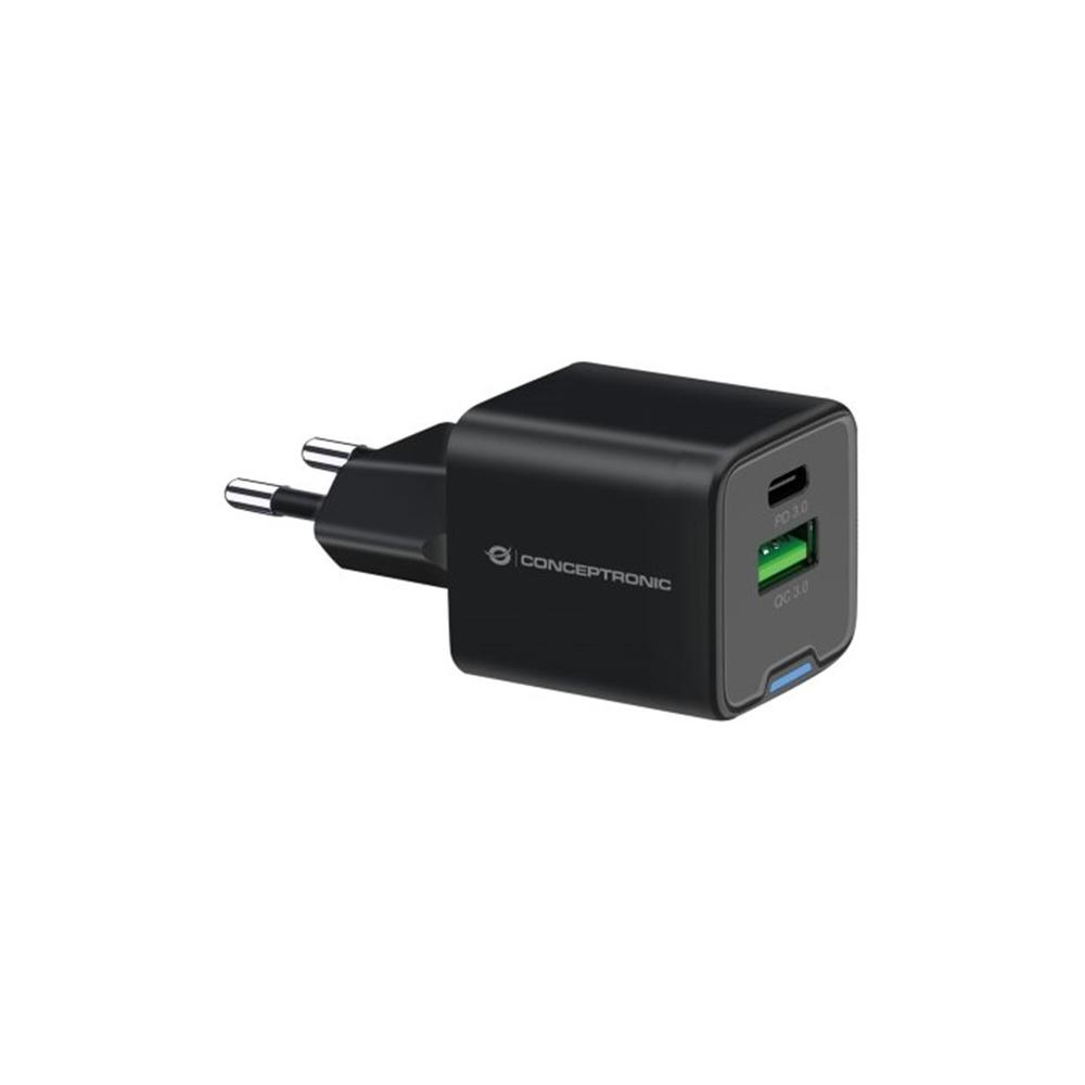 Cargador de pared Conceptronic ALTHEA15B Negro