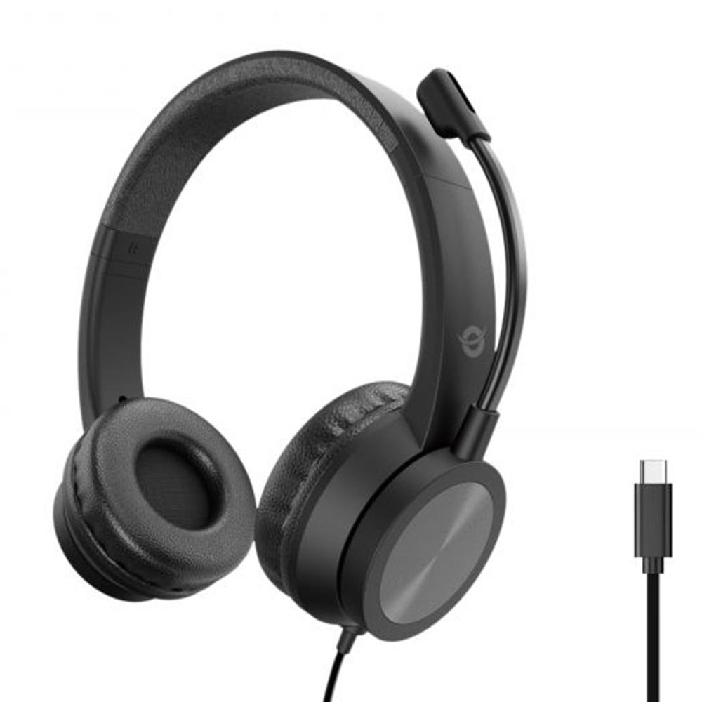 Auriculares Conceptronic POLONA05BC Diadema USB-C Negro