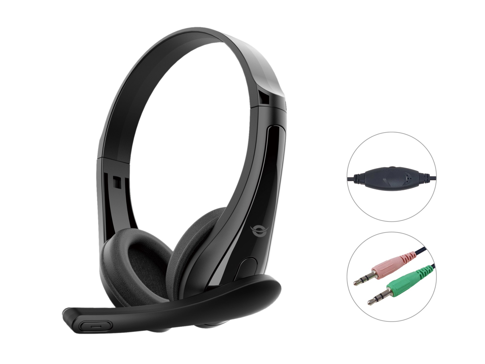 Auriculares Conceptronic POLONA06B3T Diadema Jack 3,5 mm Negro