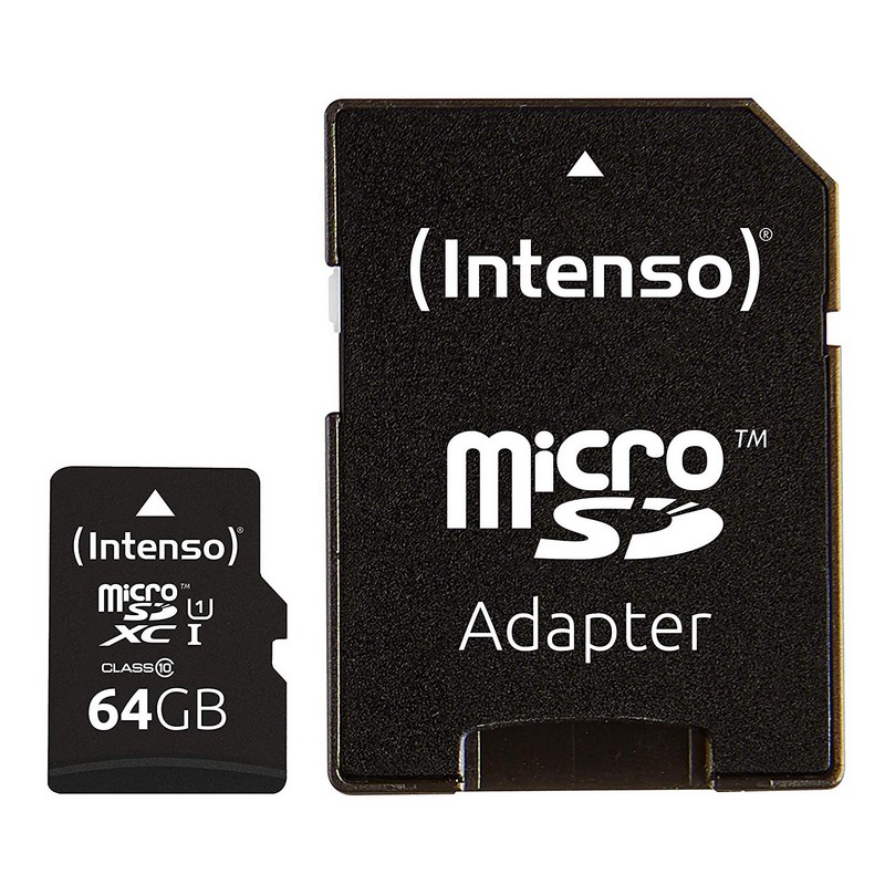 Tarjeta de memoria Intenso 3433490 64GB microSD