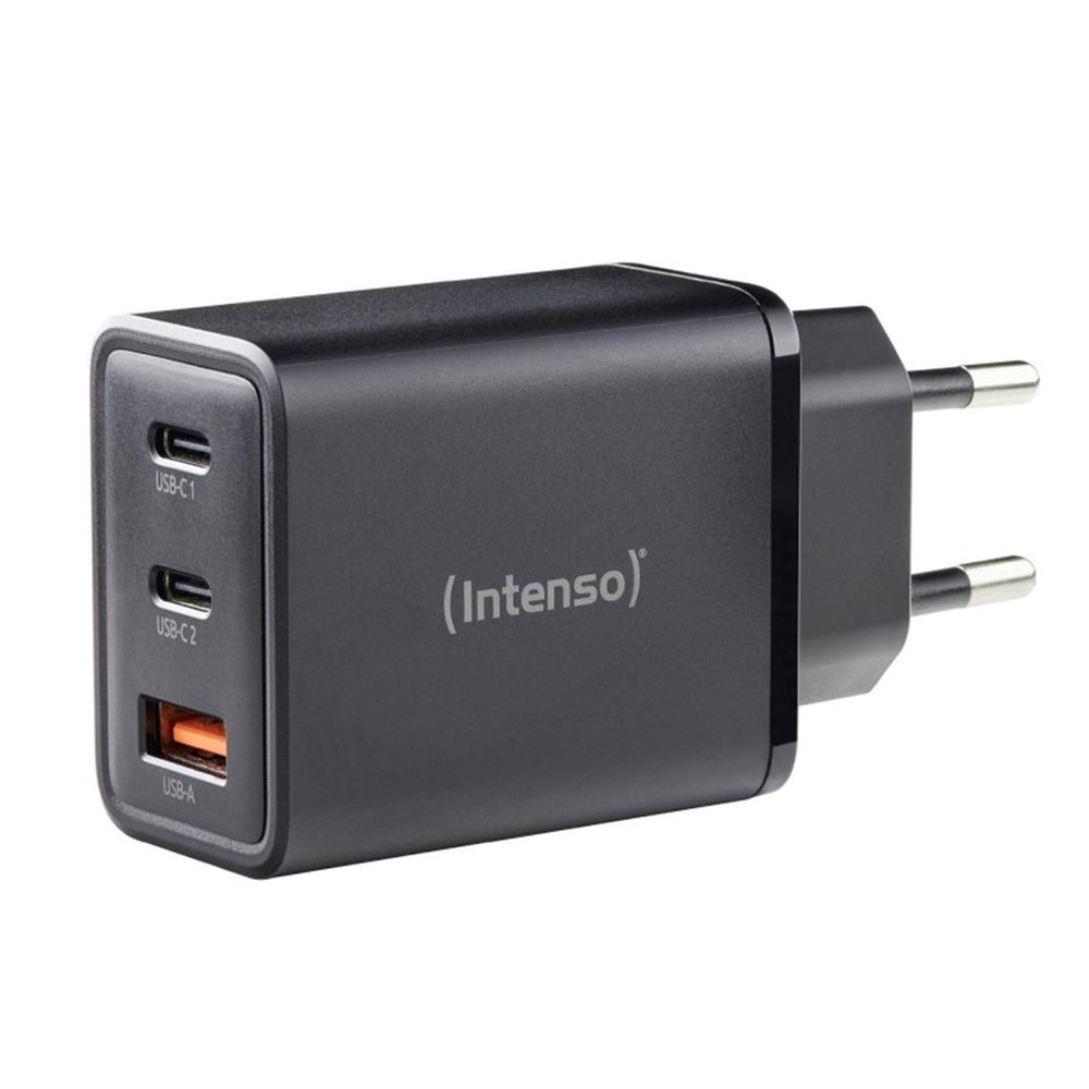 Cargador de pared Intenso W65ACC USB-C USB-A Negro 65W