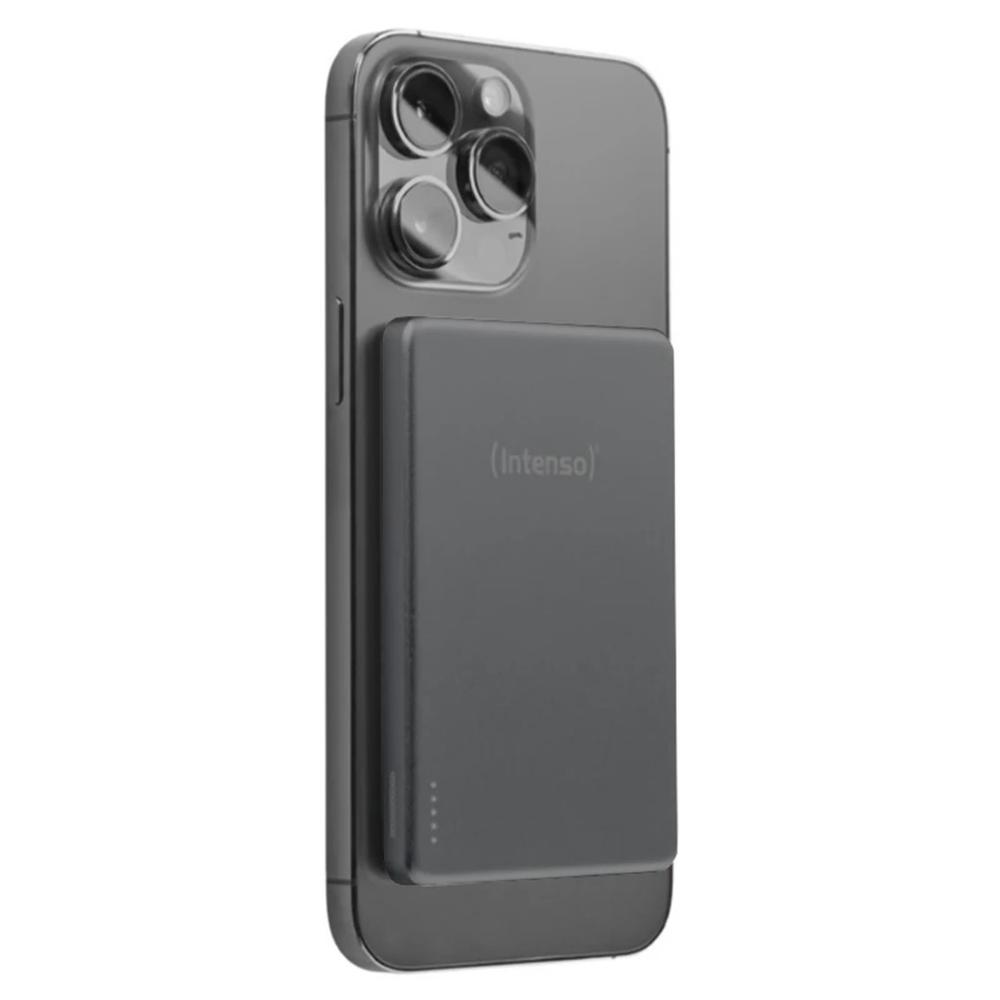Batería externa Intenso Powerbank MW5000 MagSafe Inalámbrico Gris
