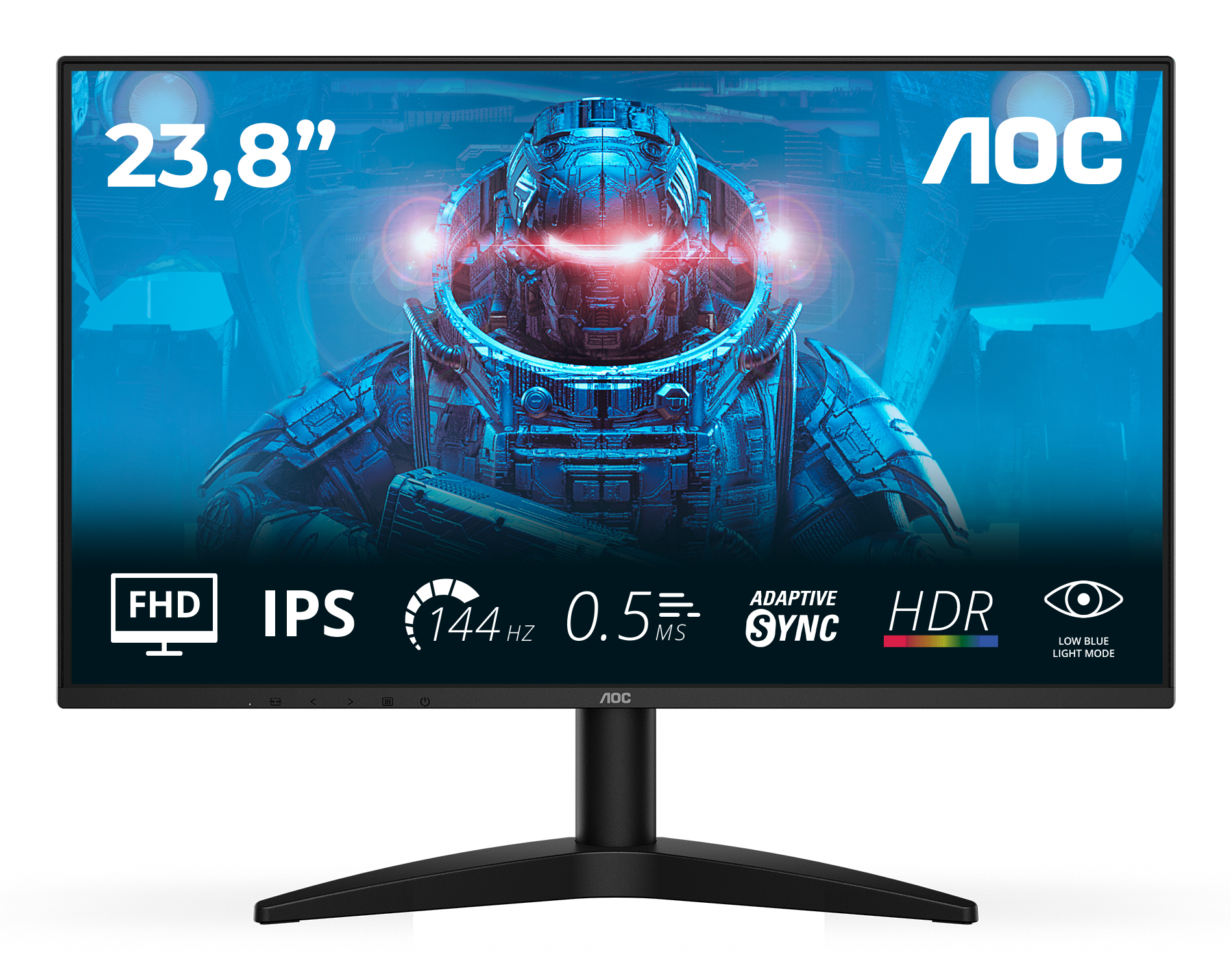 Monitor AOC 24B36X 23.8" Full HD IPS 144Hz HDMI DisplayPort